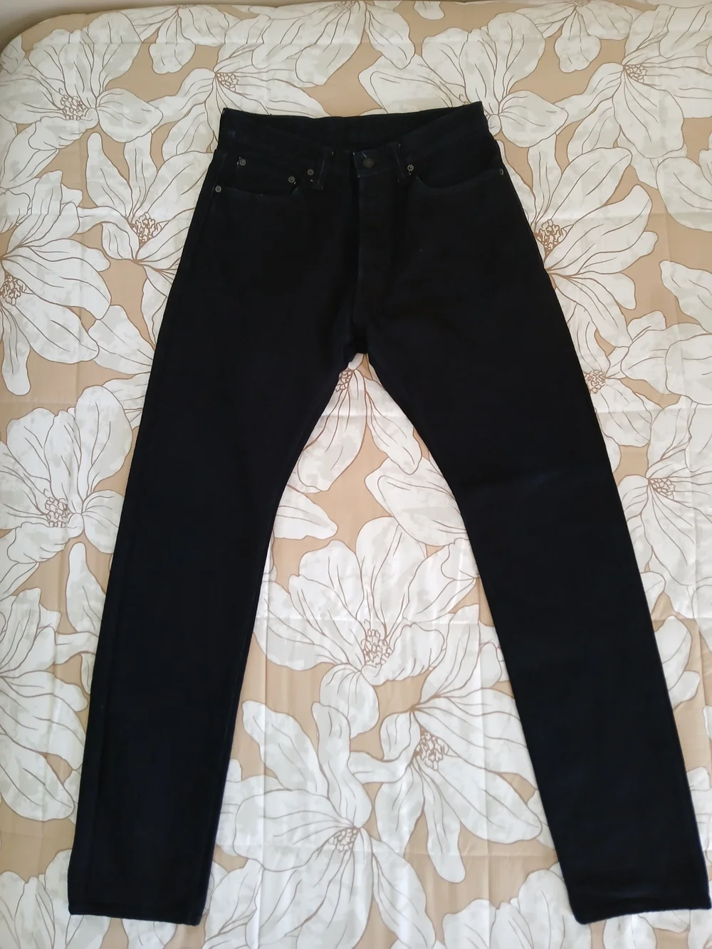 Pure Blue Japan 17oz 019 Double Indigo Slubby Denim Jeans - Picture 8 of 10